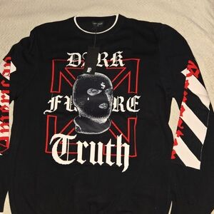 Leftpoint Godspeed Balaslava Black Graphic Men Sweat Shirt